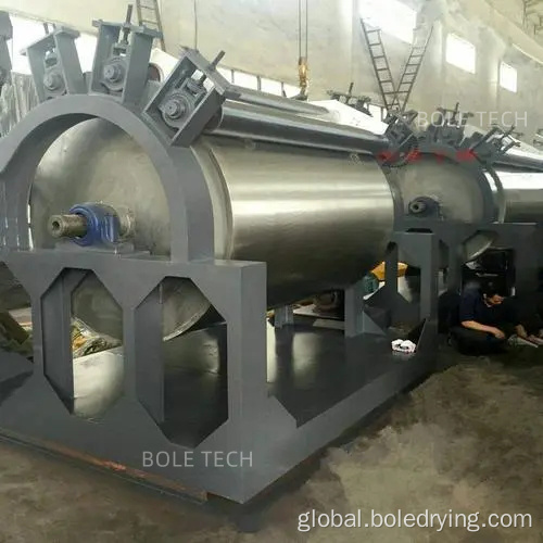 Rotary Drum Scraper Dryer Steam heating Slurry rotary drum flaker dryer machine Supplier